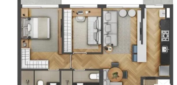 Flat com 3 Quartos à venda, 89m² no Cidade Baixa, Porto Alegre