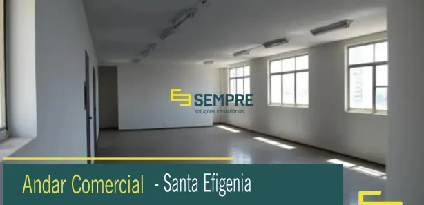 Sala Comercial para alugar, 135m² no Santa Efigênia, Belo Horizonte