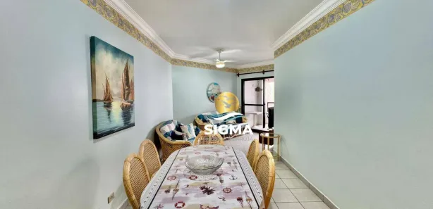 Apartamento com 2 Quartos à venda, 68m² no Vila Alzira, Guarujá