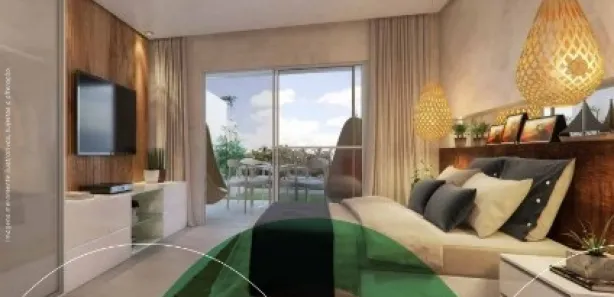 Flat com 1 Quarto à venda, 29m² no Ponta de Serrambi, Ipojuca