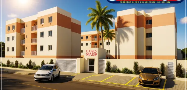 Apartamento com 2 Quartos à venda, 46m² no Santo Expedito, Itaboraí
