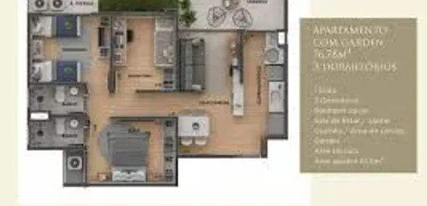 Apartamento com 2 Quartos à venda, 53m² no Adrianópolis, Manaus