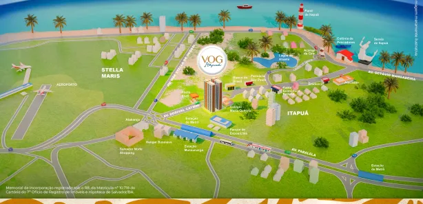 Apartamento com 2 Quartos à venda, 43m² no Itapuã, Salvador
