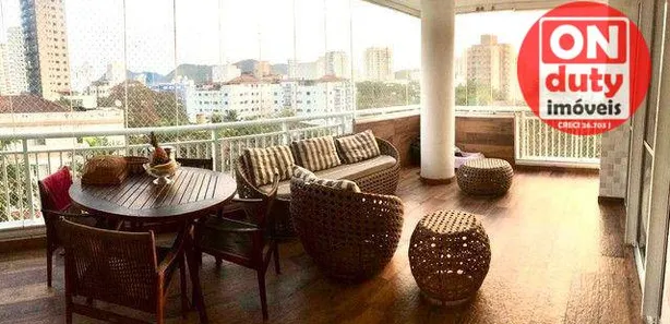 Apartamento com 3 Quartos à venda, 129m² no Vila Alzira, Guarujá