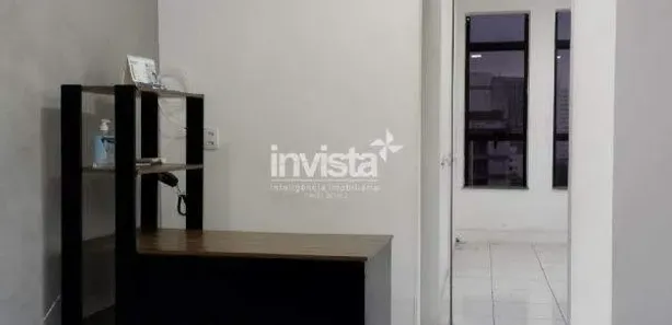 Sala Comercial com 1 Quarto para alugar, 44m² no Embaré, Santos