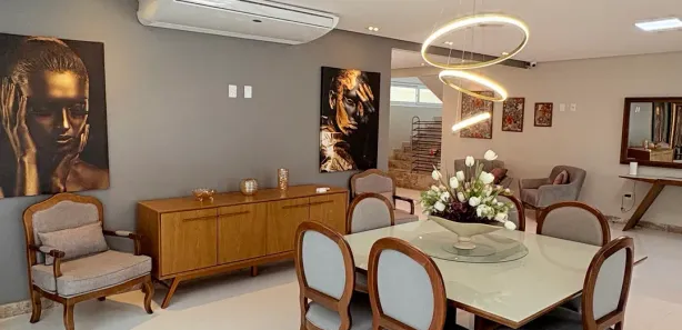 Casa de Condomínio com 5 Quartos para venda ou aluguel, 500m² no Busca Vida (Abrantes), Camaçari