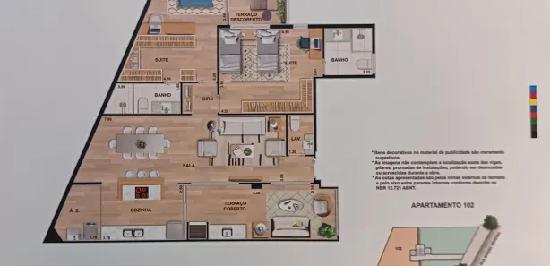Apartamento com 2 Quartos à venda, 86m² no Humaitá, Rio de Janeiro