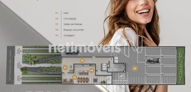Apartamento com 3 Quartos à venda, 92m² no São Lucas, Belo Horizonte