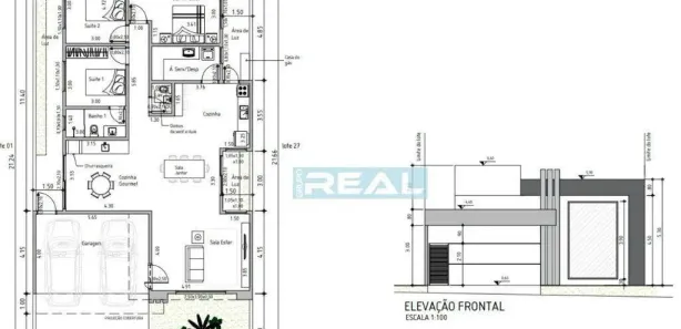 Casa de Condomínio com 3 Quartos para venda ou aluguel, 165m² no Parque Brasil 500, Paulínia