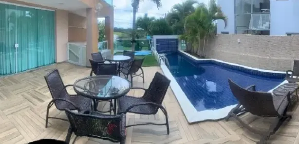 Casa de Condomínio com 4 Quartos para venda ou aluguel, 281m² no Alphaville (Abrantes), Camaçari
