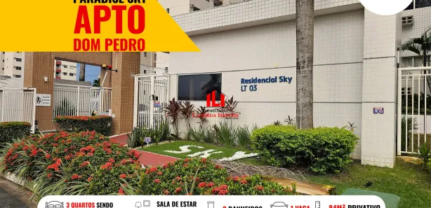 Apartamento com 3 Quartos à venda, 110m² no Dom Pedro I, Manaus
