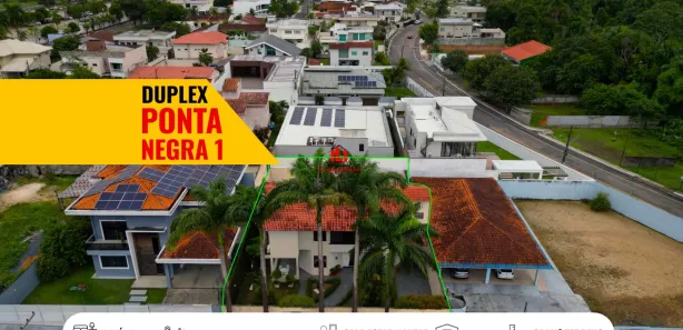 Casa de Condomínio com 4 Quartos à venda, 412m² no Ponta Negra, Manaus