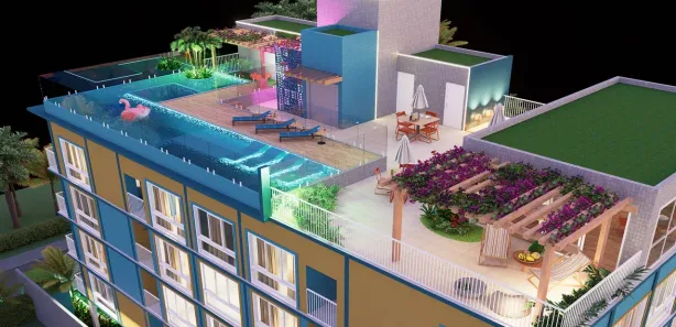Flat com 1 Quarto à venda, 24m² no Porto de Galinhas, Ipojuca