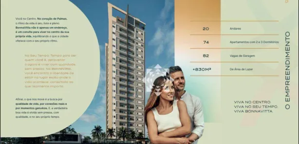 Apartamento com 2 Quartos à venda, 78m² no Plano Diretor Sul, Palmas