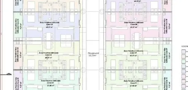 Casa de Condomínio com 2 Quartos à venda, 60m² no Plano Diretor Sul, Palmas