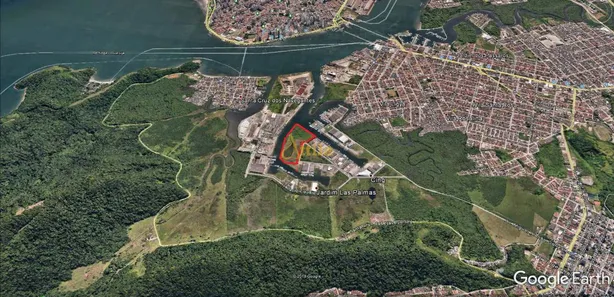 Lote/Terreno à venda, 60577m² no CING, Guarujá