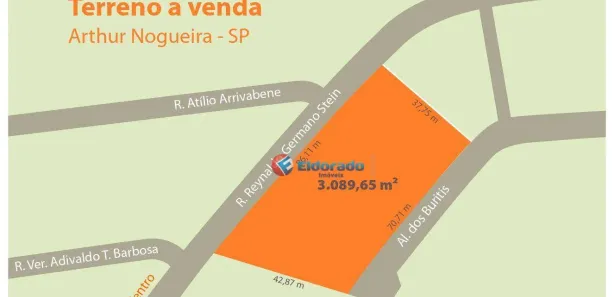 Lote/Terreno para venda ou aluguel, 3090m² no Jardim Leonor, Artur Nogueira