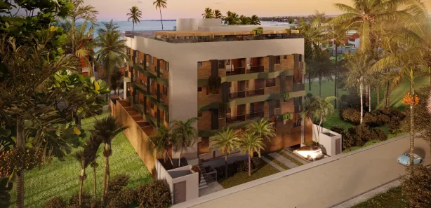 Apartamento com 1 Quarto à venda, 35m² no Ponta de Serrambi, Ipojuca