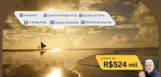Apartamento com 2 Quartos à venda, 58m² no Porto de Galinhas, Ipojuca