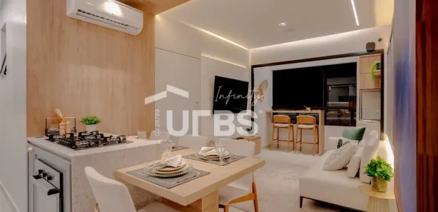 Apartamento com 2 Quartos à venda, 55m² no Vila Rosa, Goiânia