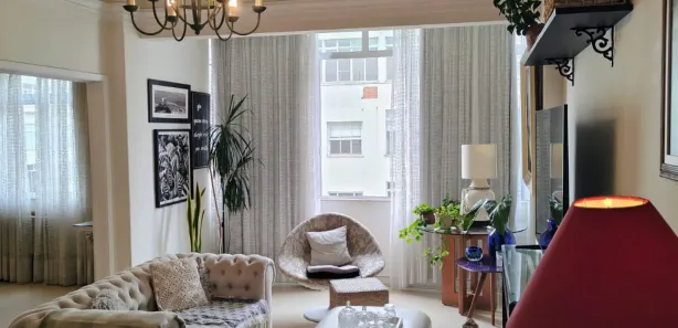 Apartamento com 3 Quartos para alugar, 140m² no Copacabana, Rio de Janeiro