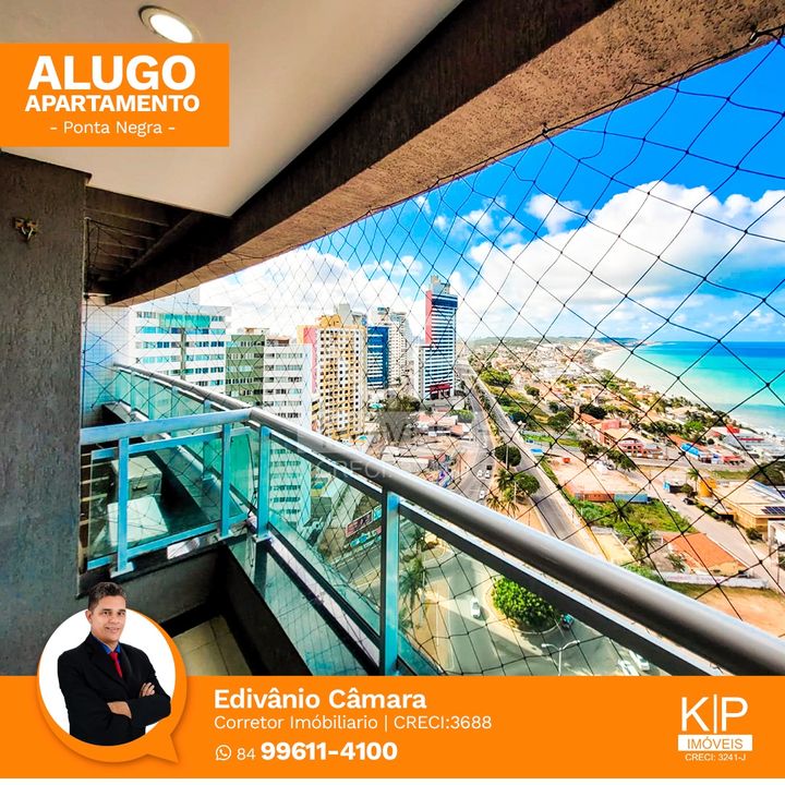 Apartamento na Avenida Engenheiro Roberto Freire, 4702, Ponta Negra em