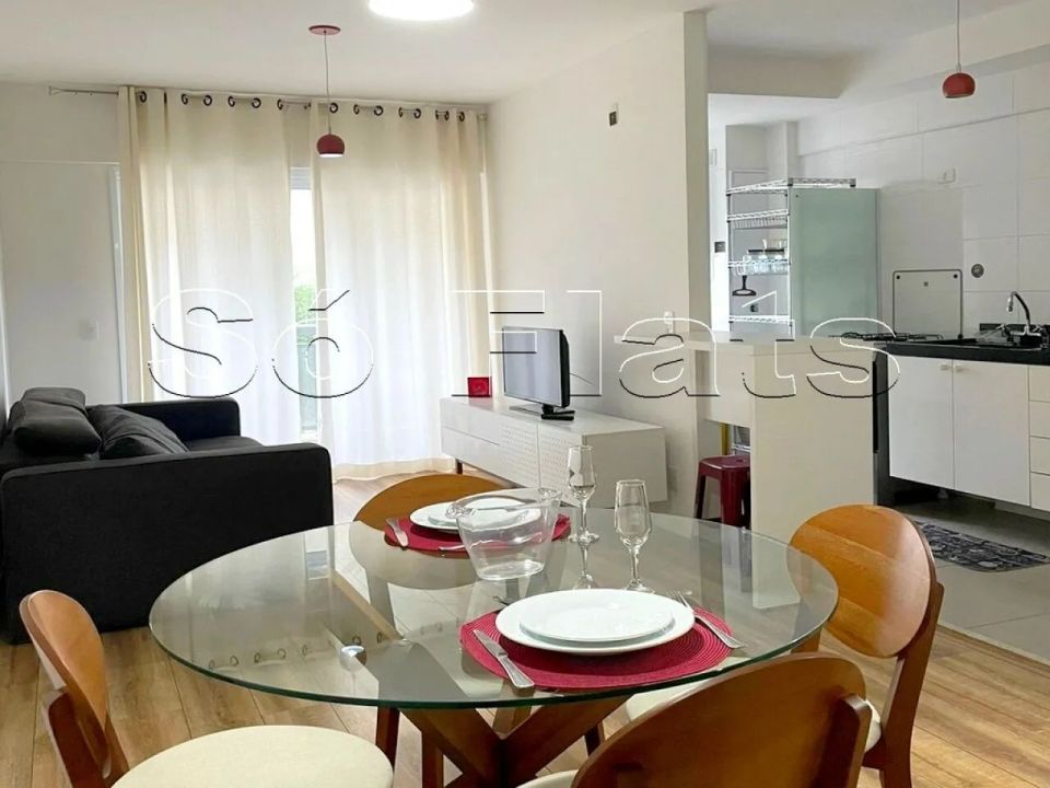 Flat na Alameda Amazonas, 495, Alphaville em Barueri, por R$ 2.000/Mês