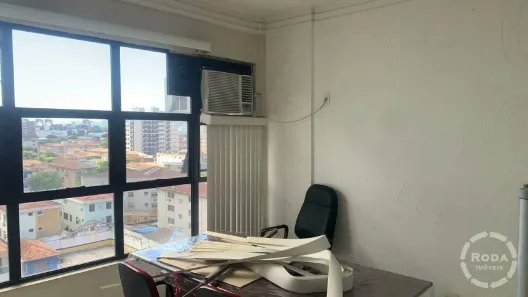 Sala Comercial com 1 Quarto para alugar, 44m² no Aparecida, Santos