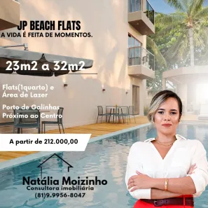 Flat com 1 Quarto à venda, 23m² no Porto de Galinhas, Ipojuca