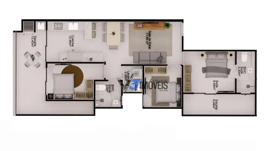Apartamento com 3 Quartos à venda, 145m² no Praia Grande, Matinhos