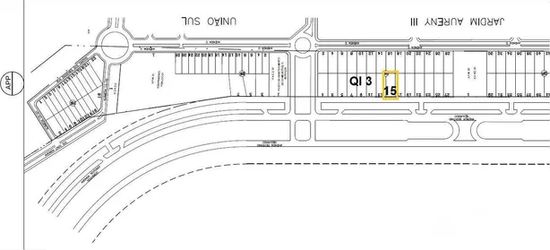 Lote/Terreno à venda, 1122m² no Loteamento Lago Sul (Taquaralto), Palmas