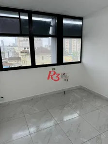 Sala Comercial para alugar, 134m² no Gonzaga, Santos