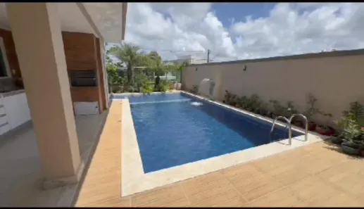 Casa de Condomínio com 4 Quartos para venda ou aluguel, 464m² no Alphaville (Abrantes), Camaçari
