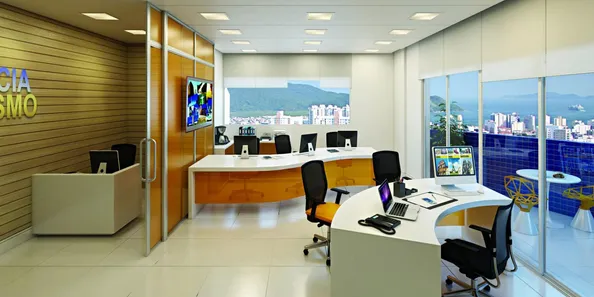 Sala Comercial à venda, 36m² no Ponta da Praia, Santos