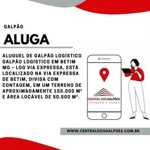 Galpão/Depósito/Armazém para alugar, 1300m² no Distrito Industrial Bandeirinhas, Betim