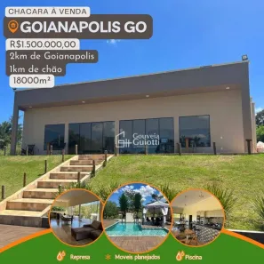 Fazenda/Sítio com 3 Quartos à venda, 18000m² no , Goianápolis