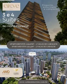 Apartamento com 3 Quartos à venda, 119m² no Horto Florestal, Salvador