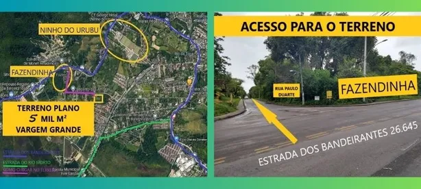 Lote/Terreno com 1 Quarto para venda ou aluguel, 5000m² no Vargem Grande, Rio de Janeiro