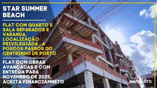 Flat com 1 Quarto à venda, 25m² no Porto de Galinhas, Ipojuca