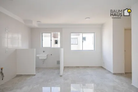 Apartamento com 2 Quartos para alugar, 43m² no Jardim Iruama, Campo Largo