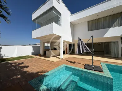 Casa de Condomínio com 4 Quartos à venda, 373m² no Alphaville Flamboyant Residencial Araguaia, Goiânia