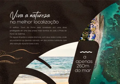 Flat com 1 Quarto à venda, 45m² no Porto de Galinhas, Ipojuca