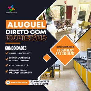 Kitnet com 1 Quarto para alugar, 27m² no Setor Sol Nascente, Goiânia