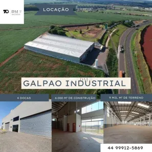 Galpão/Depósito/Armazém para alugar, 2100m² no Centro, Marialva