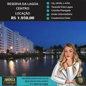 Apartamento com 2 Quartos para alugar, 55m² no Centro, Lauro de Freitas