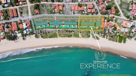 Apartamento com 1 Quarto à venda, 36m² no Ponta de Serrambi, Ipojuca