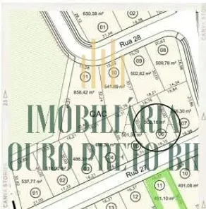 Lote/Terreno à venda, 502m² no Alphaville Vespasiano, Vespasiano