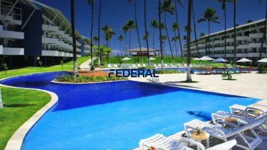 Flat com 1 Quarto à venda, 42m² no Ponta de Serrambi, Ipojuca
