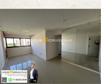Apartamento com 3 Quartos para alugar, 84m² no Jardim Armação, Salvador