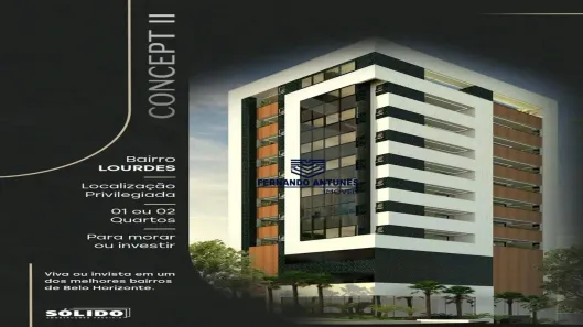 Apartamento com 2 Quartos à venda, 70m² no Lourdes, Belo Horizonte